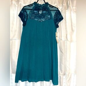 NWT Teal dress juniors size 9
